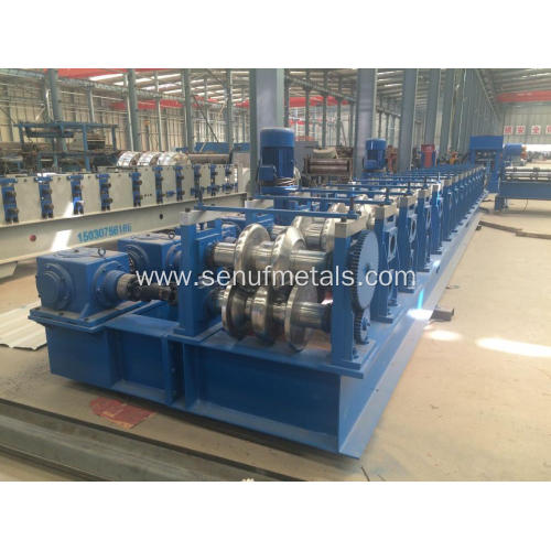 Automatic highway guardrail manufacturing machines